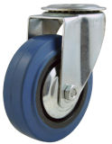 Bolt Hole Industrial Rubber Caster Wheel Supplier