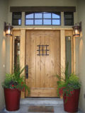 Clearing Painted Mahogany Wooden Glass Exterior Front Doors