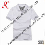 Pure White Polo Men's T-Shirt for Outdoor (QF-2037)