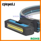 Chengli 100lumens USB COB White LED Headlamp with Rechargeable Lithium Polymer Battery (LA1228)