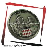 Factory Custom Antique Silver 3D Souvenir Badge (W-19)