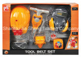 Window Box Tool Set Toys with Power Drill & Lighting Helmet (2038)