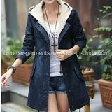 Wholesale Fashsion Women Hoodies Jean Coats Denim Jackets