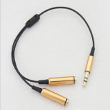 3.5mm Stereo Audio Splitter Cable for iPod MP3 MP4