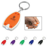 Plastic LED Key Chain Torch for Promotion (4059)