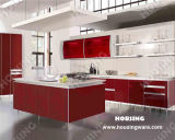 Newest Design Kitchen Cabinet with Lacquer Finish with Cabinet Doors