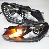 15 PCS LED Golf 6 Head Light for Vw