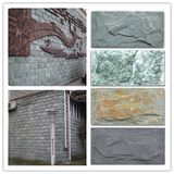 Natural Slate Mushroom Stone; High Quality Garden Wall Stone Cladding