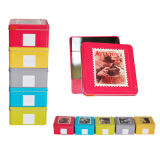Square Tea Tin for Holiday Promotion