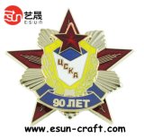 Custom Fashion Enamel Gold Army Police Badge