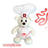 Plush White Cook Bears Toys