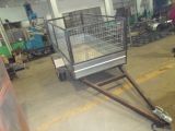Hot DIP Galvanized Box Trailer with Cage
