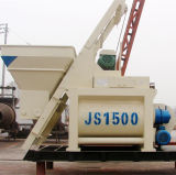 Twin Shaft Concrete Mixer Machinery with Pump Concrete Mixer (js1500)