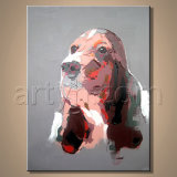 Wonderful Animal Oil Painting Dog Art for Sale