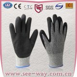 Latex Coated Hhpe Cut-Resistant Working Gloves