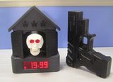 Haunted House Alarm Clock with Gun