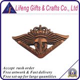 Custom Cut out Copper Color 3D Badges