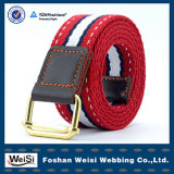 Jeans Red Canvas Belts