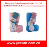 Christmas Decoration (ZY14Y572-1-2) Christmas Pink Snowman Boot