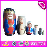 2014 Custom Matryoshka Dolls for Kids, Custom Matryoshka Dolls for Children, Custom Matryoshka Dolls Toy for Baby Factory W06D037