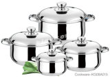 8PCS Stainless Steel Tableware with Steel Lid (KG08A015)
