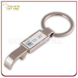 Customized Printed Nickel Plated Metal Bottle Opener Key Chain