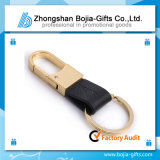 Metal Leather Key Chain with Gold Plating (BG-KE427)