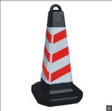 Plastic Square Traffic Cone for Industrial Parking