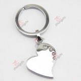 Zinc Alloy Metal Key Chain with Crystal (KC)