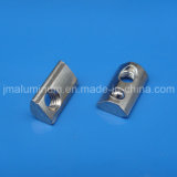 Plating Steel Spring Block Nut for Fixing Aluminum Profile M4 Screw Slot 6mm