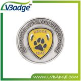 Hot Sale Different Process Custom Challenge Coin Soft Enamel Challenge Coin with Antique Siliver