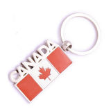 Canada Cheap Tourism Gift Metal Flag Key Chain Souvenir (F1215)