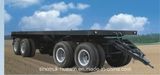 Sinotruk Huawin 4 Axle Flat Bed Pulling Trailer