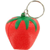 Plush Strawberry Keychain Toy
