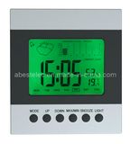 Weather Station Desk Clock with Blacklight