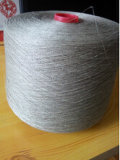 100% Linen Blended Yarn Grey Color 36nm