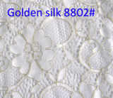 8802# Golden Silk Lace Fabric (TH101)