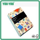Best Quality Hardcover Notebook with Spiral Bound, Creative Design Spiral Notebook