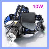 1000 Lumens 10W Adjustable Rechargeable CREE Xml T6 LED Headlamp Light