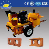 Mobile M7mi Clay Brick Machine with Mixer on It Together