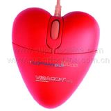 Heart Shaped Optical Gift Mouse (S3A-3901A)