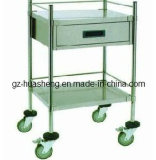Stainless Steel Hospital Trolley (HS-011)
