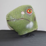 Chameleon Latex Mask Animal Cosplay Masquerade Dress
