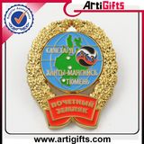 3D Metall Pin Badge with Colorful Soft Ename