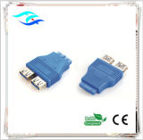 New Design IDE Female to 2*a Female 3.0 USB Connector Part