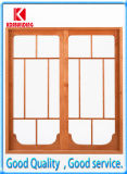 Australia Standard Grill Design Wood Window (KDSW150)