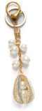 Fashion Diamond Pearl Promotional Gift Key Ring Key Chain (K661)