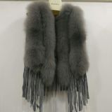 New Arrival 2015 Winter Warm Fsahion Women Fox Fur Vest