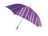 Beautiful Auto Open Stripe Golf Advertising Umbrella for Women (70G222)