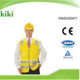 En471 Yellow 100%Polyester Reflective Vest Safety